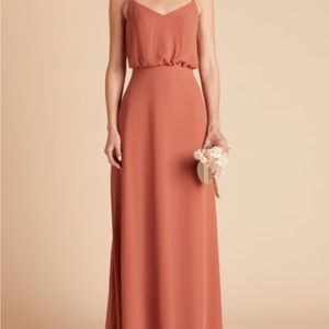 Bridesmaid dress. Small, Terracotta, Birdy Grey, Gwennie style